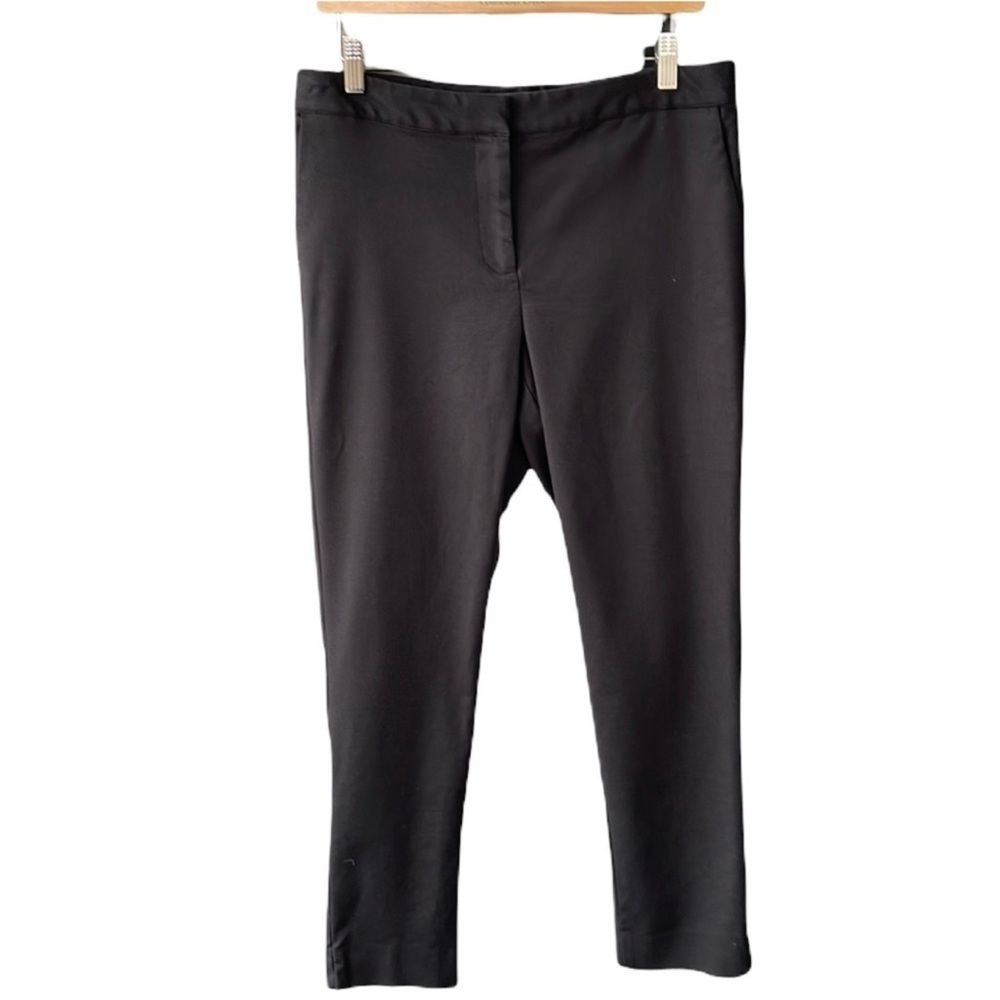 VINCE CAMUTO Skinny Pant Trouser Ponte Size 8 Business Casual Attire Solid Black - Picture 2 of 6